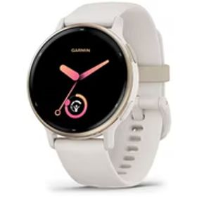 ガーミン GARMIN vivoactive 5 （ヴィヴォアクティブ 5） Ivory / Cream Gold（アイボリー / クリームゴールド） 42.2mm シリコンバンド GPSスマートウォッチ Suica対応 010-02862-41