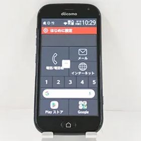 らくらくスマートフォン me F-01L ドコモ ブラック 送料無料 本体 c13958