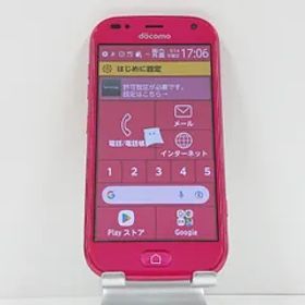 らくらくスマートフォン me F-01L ドコモ ピンク 送料無料 本体 c13947
