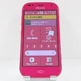 らくらくスマートフォン me F-01L ドコモ ピンク 送料無料 本体 c13186