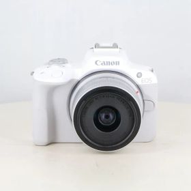 【中古】(キヤノン) Canon EOSR50ホワイト+RF-S18-45/4.5-6.3IS STM
