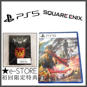 スクウェアエニックス(SQUARE ENIX)のPS5 ドラクエI&II リメイク版＋eストア限定ロト盾ピンズ 豪華セット(家庭用ゲームソフト)