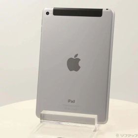 【中古】Apple(アップル) iPad mini 4 32GB スペースグレイ MNWE2J／A SIMフリー 【377-ud】