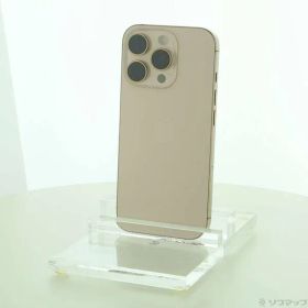〔中古品〕 iPhone16 Pro 256GB デザートチタニウム MYN23J／A SIMフリー【258】