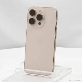 〔中古品〕 iPhone16 Pro 256GB デザートチタニウム MYN23J／A SIMフリー【352】
