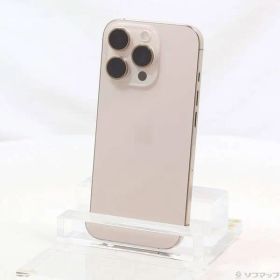 〔中古品〕 iPhone16 Pro 256GB デザートチタニウム MYN23J／A SIMフリー【295】