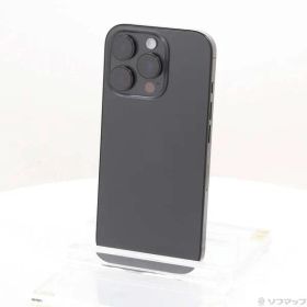 〔中古品〕 iPhone16 Pro 256GB ブラックチタニウム MYN03J／A SIMフリー【269】