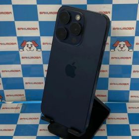 【中古】iPhone15 Pro 128GB ブルーチタニウム MTUA3J/A au版SIMフリー ジャン