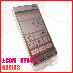 【SIMフリー・4Gスマホ】J:COM KYV43-J BASIO3