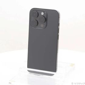 〔中古品〕 iPhone15 Pro 256GB ブラックチタニウム MTUC3J／A SIMフリー【377】