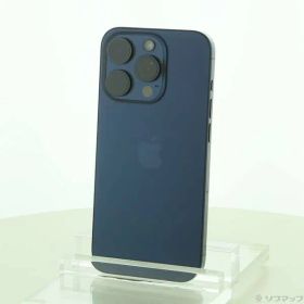 〔中古品〕 iPhone15 Pro 128GB ブルーチタニウム MTUA3J／A SIMフリー【371】