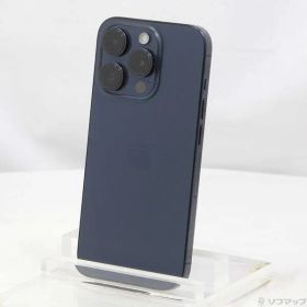 〔中古品〕 iPhone15 Pro 128GB ブルーチタニウム MTUA3J／A SIMフリー【368】