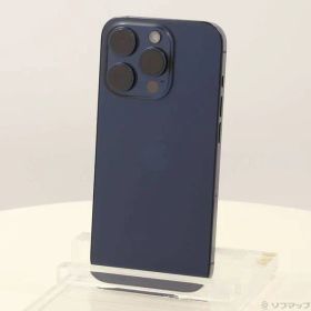 〔中古品〕 iPhone15 Pro 128GB ブルーチタニウム MTUA3J／A SIMフリー【269】