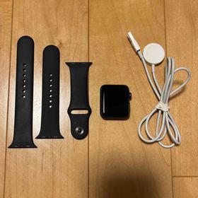 アップルウォッチ(Apple Watch)のApple Watch Series3 GPSモデル42mmスペースブラック(腕時計(デジタル))