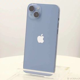 【中古】Apple(アップル) iPhone14 Plus 128GB ブルー MQ4H3J／A SIMフリー 【198-ud】