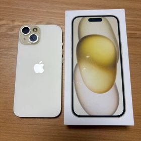 美品 Apple iPhone 15 128gb イエロー AppleCare付