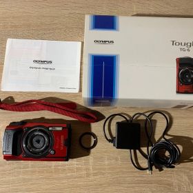 6868 OLYMPUS Tough TG-6 レッド ジャンク品 デジカメ