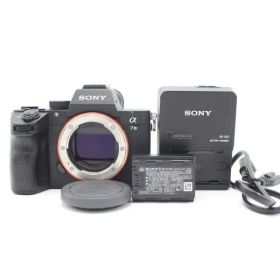 ■美品■ SONY ソニー フルサイズ ミラーレス一眼カメラ α7III ボディ ブラック ILCE-7M3 ♯89021