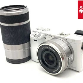 【中古】 【並品】 ソニー α6000 ダブルズームレンズキット ホワイト [ILCE-6000Y W] 【ミラーレス一眼】 【6ヶ月保証】