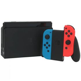 【未使用印有品】任天堂『Nintendo Switch(有機ELモデル) Joy-Con(L) ネオンブルー/(R) ネオンレッド』店舗印日付1ヶ月以内 switch ゲーム機 1週間保証【中古】