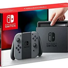 【中古】 Nintendo Switch 本体 (ニンテンドースイッチ) 【Joy-Con (L) / (R) グレー】(キャンペーンプリペイド番号なし) (整備済み品)