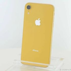 〔中古品〕 iPhoneXR 64GB イエロー MT082J／A SIMフリー【352】