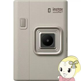 【在庫限り】【12/10は期間限定クーポン発行】インスタントカメラ チェキ instax mini LiPlay＋ サンドベージュ FUJIFILM 富士フイルム【KK9N0D18P】