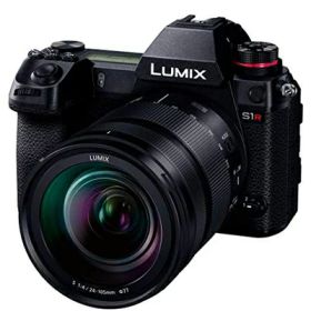 【中古】 パナソニック フルサイズ ミラーレス一眼カメラ ルミックス S1RM 標準ズームレンズキット 4730万画素 ブラック DC-S1RM-K