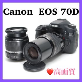 ❤️おすすめ一眼レフ❤️Canon EOS 70D すぐ撮影ができる 美品 高性能
