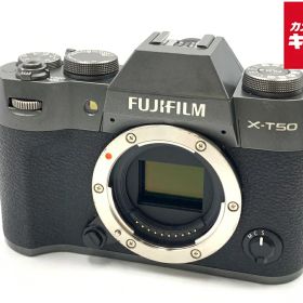 【中古】 【並品】 フジフイルム X-T50 ボディ チャコールシルバー 【ミラーレス一眼】 【6ヶ月保証】