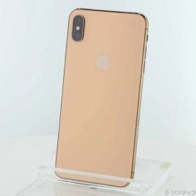 〔中古品〕 iPhoneXS Max 64GB ゴールド MT6T2J／A SIMフリー【352】
