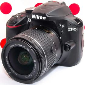 ニコン Nikon D3400❤スマホに転送❤小型軽量一眼レフ❤初めての一眼レフ