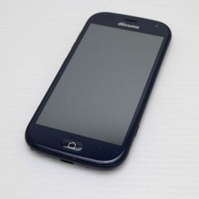 フジツウ(富士通)の新品同様 F-42A らくらくスマートフォン ネイビー M555(スマートフォン本体)