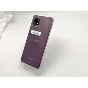 【中古】SHARP 楽天モバイル 【SIMフリー】 AQUOS zero6 パープル 8GB 128GB SH-RM18【ECセンター】保証期間１ヶ月【ランクB】