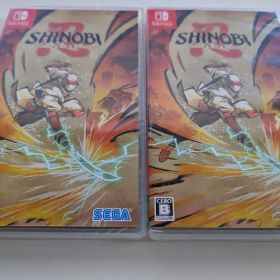 SHINOBI 復讐の斬撃 Switch ソフト 2枚セット 新品未開封