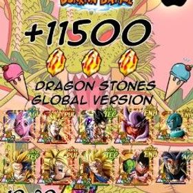 [+11500 DS]ドラゴン ボールZドッカンバトル 海外 [IOS]即時配達