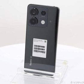 〔中古〕Xiaomi(シャオミ) Redmi Note 13 Pro 5G 256GB ミッドナイトブラック AUREDMIN13P5G au SIMフリー〔377-ud〕