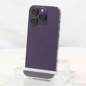 〔中古品〕 iPhone14 Pro 128GB ディープパープル MQ0F3J／A SIMフリー【295】