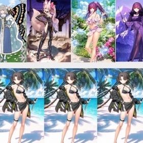 聖晶石3700個+キャストリア+オベロン+コヤンスカヤ+マーリン+水着スカディ+スカディ+水着両儀式 | FGOのアカウントデータ、RMTの販売・買取一覧