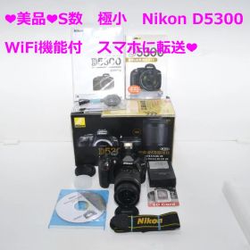 美品★S数極小★高画質 スマホ転送★Nikon D5300 レンズセット★⑥