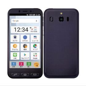 【中古】SoftBank シンプルスマホ4 704SH ネイビー