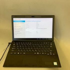 JK6768 SONY VJPG11C11N/Core i5-8th/メモリー:8GB/SSD:256/BIOS確認だけ/外観破損、ホワイトスポート小