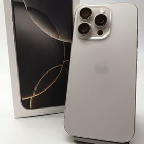 Apple iPhone16 Pro 256GB ナチュラルチタニウム A3292 3N746J/A バッテリ100% ■SIMフリー★Joshin9032【1円開始・送料無料】