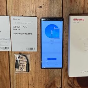 docomo Xperia 5 SO-01M ブルー 本体