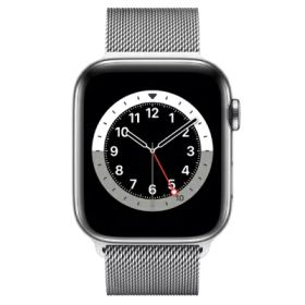Apple Apple Watch Series6 44mm GPS+Cellularモデル M09E3J/A A2376【シルバーステンレススチールケース/シルバーミラネーゼループ】 [中古] 【当社3ヶ月間保証】 イオシス