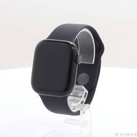 〔中古〕Apple(アップル) Apple Watch Series 10 GPS 42mm ジェットブラックアルミニウムケース ブラックスポーツバンド〔348-ud〕