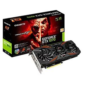 【未使用】【中古】 GIGABYTE ビデオカードGEFORCE GTX 1070 GV-N1070G1-8GD/TEKKEN7