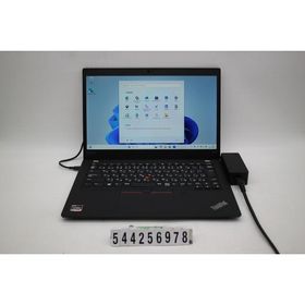 ノートパソコン Lenovo ThinkPad X395 Ryzen 5 PRO 3500U 2.1GHz/8GB/256GB(SSD)/13.3W/FHD(1920x1080)/Win11 文字消えあり