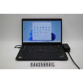 ノートパソコン Lenovo ThinkPad X395 Ryzen 5 PRO 3500U 2.1GHz/8GB/256GB(SSD)/13.3W/FHD(1920x1080)/Win11 文字消えあり