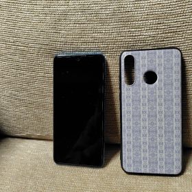 HUAWEI P30 Lite グラデーションブルー ケース付き